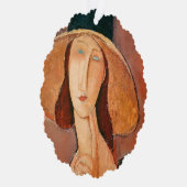 Amedeo Modigliani - Jeanne Hebuterne in groot Pet Ornament Kaart (Rechts)
