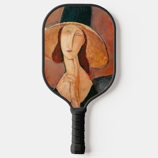 Amedeo Modigliani - Jeanne Hebuterne in groot Pet Pickleball Paddle (Achterkant)