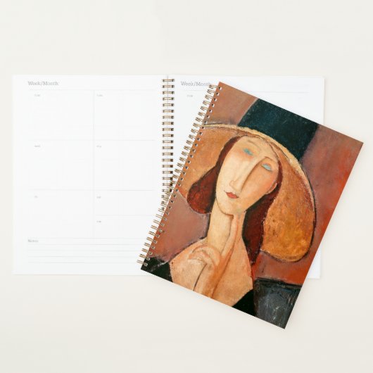 Amedeo Modigliani - Jeanne Hebuterne in groot Pet Planner (Display)