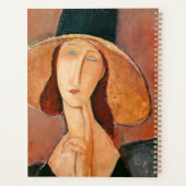 Amedeo Modigliani - Jeanne Hebuterne in groot Pet Planner (Achterkant)