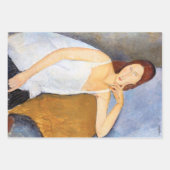 Amedeo Modigliani - Jeanne Hebuterne Inpakpapier Vel (Voorkant 2)