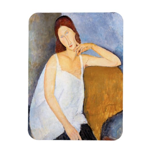 Amedeo Modigliani - Jeanne Hebuterne Magneet (Verticaal)
