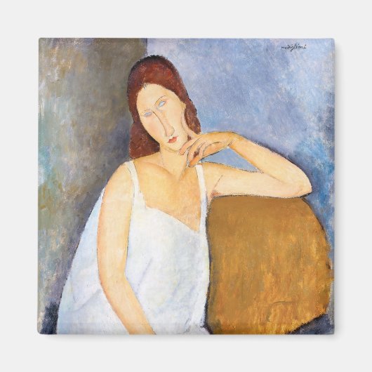 Amedeo Modigliani - Jeanne Hebuterne Magneet (Voorkant)