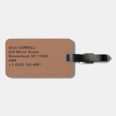 Amedeo Modigliani - Jeanne Hebuterne met grote hoe Bagagelabel (Achterkant horizontaal)