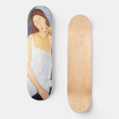 Amedeo Modigliani - Jeanne Hebuterne Persoonlijk Skateboard (Voorkant)