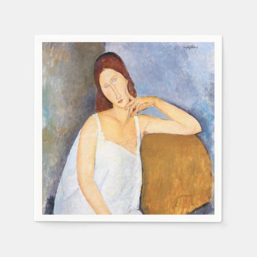 Amedeo Modigliani - Jeanne Hebuterne Servet (Voorkant)