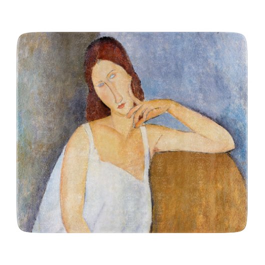 Amedeo Modigliani - Jeanne Hebuterne Snijplank (Voorkant)