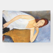 Amedeo Modigliani - Jeanne Hebuterne Spandoek (Horizontaal)