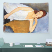 Amedeo Modigliani - Jeanne Hebuterne Spandoek (Beurs)