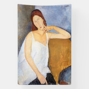 Amedeo Modigliani - Jeanne Hebuterne Spandoek
