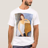 Amedeo Modigliani - Jeanne Hebuterne T-shirt (Voorkant)