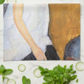 Amedeo Modigliani - Jeanne Hebuterne Theedoek (Gevouwen)