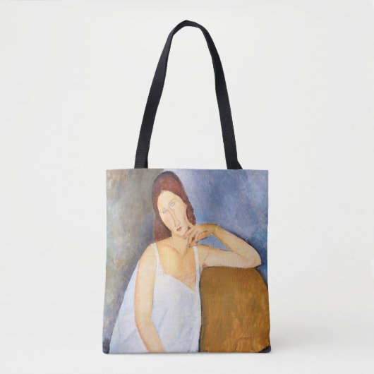 Amedeo Modigliani - Jeanne Hebuterne Tote Bag (Voorkant)