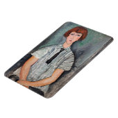 Amedeo Modigliani - Jong Meisje in een Gestreepte Magneet (Linkerzijde)