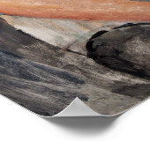 Amedeo Modigliani - Jong Meisje in een Gestreepte  Poster (Hoek)