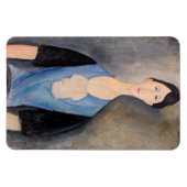 Amedeo Modigliani - Jonge vrouw in blauw Magneet (Horizontaal)