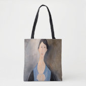 Amedeo Modigliani - Jonge vrouw in blauw Tote Bag (Voorkant)
