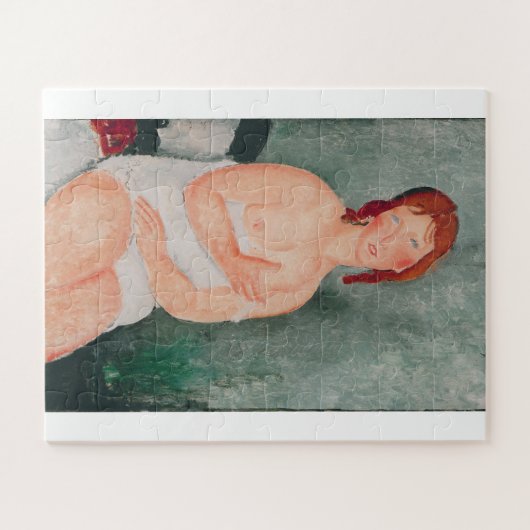 Amedeo Modigliani - Jonge vrouw in een Shirt Legpuzzel (Horizontaal)