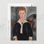 Amedeo Modigliani - Jongen in Sailor Suit Briefkaart (Voorkant / Achterkant)