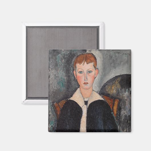 Amedeo Modigliani - Jongen in Sailor Suit Magneet (Voorkant / Achterkant)