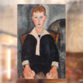 Amedeo Modigliani - Jongen in Sailor Suit Raamsticker (Vel 2)