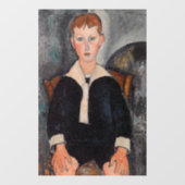 Amedeo Modigliani - Jongen in Sailor Suit Raamsticker (Vel)