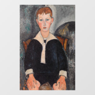 Amedeo Modigliani - Jongen in Sailor Suit Raamsticker