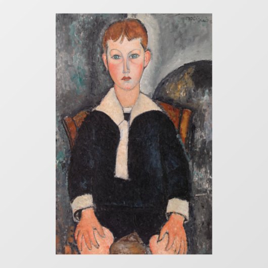 Amedeo Modigliani - Jongen in Sailor Suit Raamsticker (Vel)