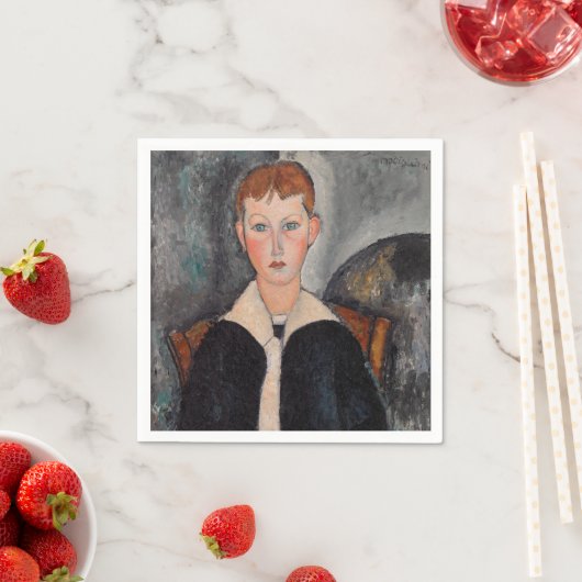 Amedeo Modigliani - Jongen in Sailor Suit Servet (Insitu)