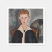 Amedeo Modigliani - Jongen in Sailor Suit Servet (Voorkant)