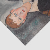 Amedeo Modigliani - Jongen in Sailor Suit Tissuepapier (Detail)