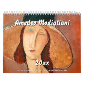 Amedeo Modigliani Kalender (Hoes)