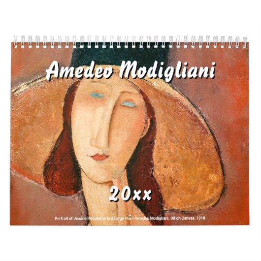 Amedeo Modigliani Kalender (Hoes)