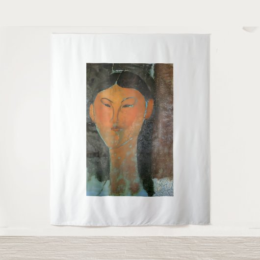 Amedeo Modigliani kunst Wandkleed (Voorkant)