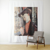 Amedeo Modigliani kunst Wandkleed (In situ)