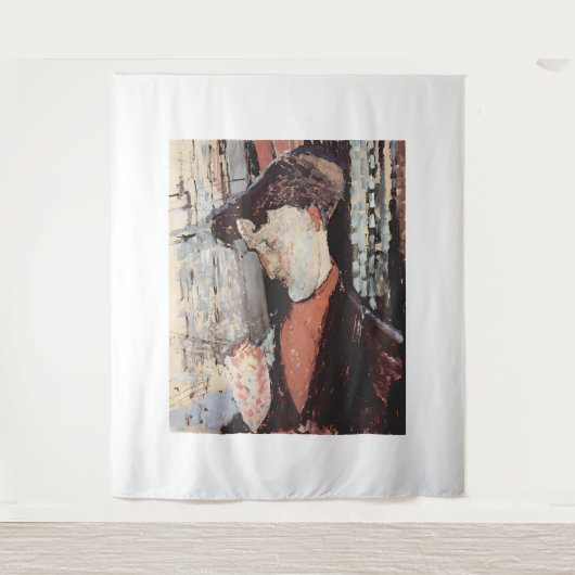 Amedeo Modigliani kunst Wandkleed (Voorkant)