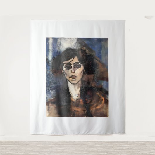 Amedeo Modigliani kunst Wandkleed (Voorkant)