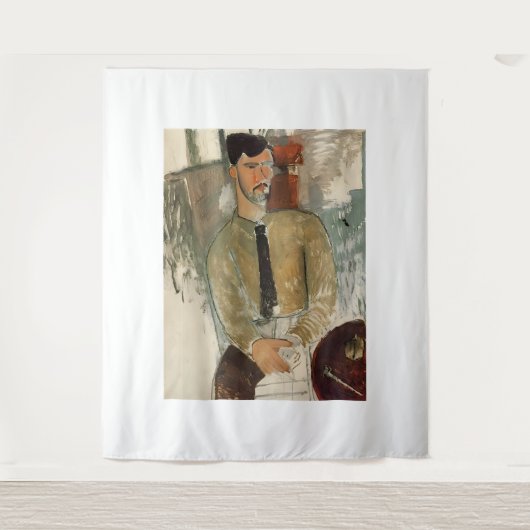 Amedeo Modigliani kunstschilderij Wandkleed (Voorkant)