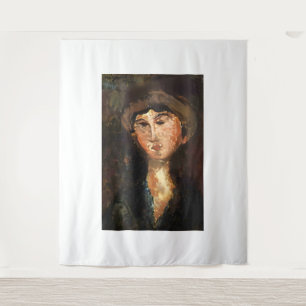 Amedeo Modigliani kunstschilderij Wandkleed