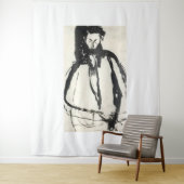 Amedeo Modigliani kunststijl Wandkleed (In situ)