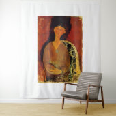 Amedeo Modigliani kunststijl Wandkleed (In situ)