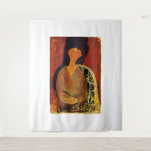 Amedeo Modigliani kunststijl Wandkleed (Voorkant)