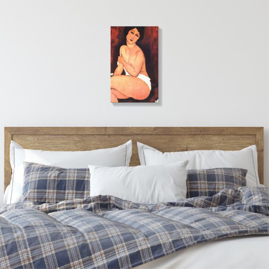 Amedeo Modigliani Large Seed Woman Canvas Afdruk (Insitu (Slaapkamer))