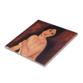 Amedeo Modigliani Large Seed Woman Tegeltje (Zijkant)