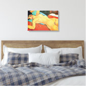 Amedeo Modigliani - Liggende vrouw Canvas Afdruk (Insitu (Slaapkamer))