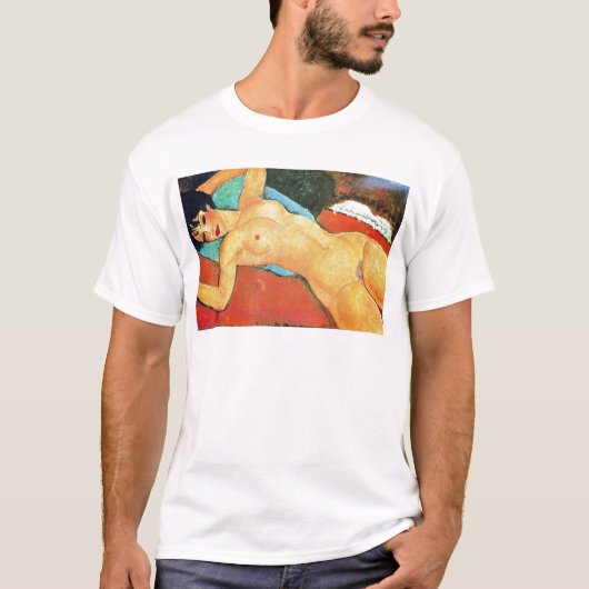 Amedeo Modigliani - Liggende vrouw T-shirt (Voorkant)