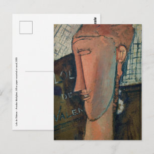 Amedeo Modigliani - Lola de Valence Briefkaart