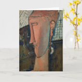 Amedeo Modigliani - Lola de Valence Kaart (Gele Bloem)