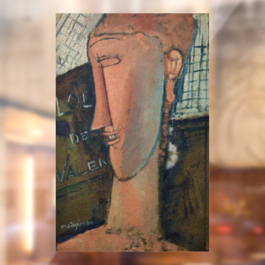 Amedeo Modigliani - Lola de Valence Raamsticker (Vel 2)