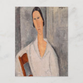 Amedeo Modigliani - Madame Hanka Zborowska Leaning Briefkaart (Voorkant)